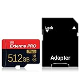 Micro SD Card 512GB Micro SD Memory Cards Class 10 High Speed TF Card 512GB Mini SD Card...