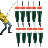 Pop Kork Schwimmer, 10 Stück Schaumstoffposen mit Gewichten für Wasserfische wie...