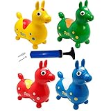 Rody Hüpfpferd + inkl. Pumpe von ATC, Sprungpferd Cavallo Ledraplastic Gymnic (grün)
