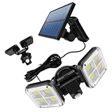 BESTonZON 1 Satz Solarleuchte für den Garten Solar-Gartenleuchten Wandleuchte...