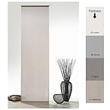 heimtexland Flächenvorhang Natur Batist Optik inkl. Zubehör HxB 245x60 cm in...