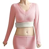 Nahtlose Thermo-Unterwäsche für Damen, aus deutschem Samt, einfarbig, schmale...