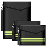 ImnBest 3 Stück Feuerfeste und wasserdichte Tasche(38 x 28.5cm) Feuerfeste Brieftasche...