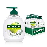 Palmolive Seife Naturals Milch und Olive 6 x 300 ml - Flüssigseife für alle Hauttypen,...