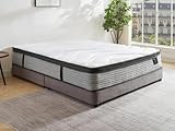 Vente-unique-Taschenfederkernmatratze mit integriertem Topper - 140 x 190 cm - Stärke 25...