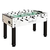 Garlando Kickertisch MasterCup Black&White,professionelle Spielstangen (PR),robuster 80kg...