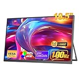 Missun 18,5-Zoll mobiler Monitor [100% sRGB, 100 Hz, FHD 1920x1080, HDR...