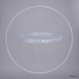 Hula Hoop Rohling, PP (Polypropylen) 16mm, Transparent, Ø80cm
