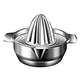 Entsafter Presse - Zitruspresse | Edelstahl Metall Entsafter | Zitronenpresse Entsafter...