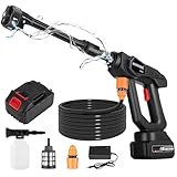 Akku Hochdruckreiniger für Makita Batterie,Mobiler Hochdruckreiniger mit 6-in-1...