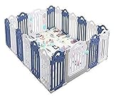 AVVEL Baby Laufstall Baby Laufstall mit bunten Paneelen, Kinder Aktivitätszentrum...
