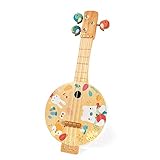 Janod - Pure Banjo - Holz Musikinstrument für Kinder mit Hübschen...