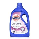 Sagrotan 2in1 Hygiene Waschmittel Sensitiv – Waschmittel für hygienisch saubere und...