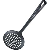 Westmark Schaumlöffel/Schöpf-/Abseihlöffel, Länge: 32,2 cm, Gentle, Schwarz,...