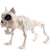 JOYIN 40,6 cm bewegliches Welpenskelett, Halloween-Dekorationen, realistische...