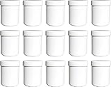 15 Salbendöschen, Creme-döschen, Salbenkruke hoch, 60ml Inhalt - MADE IN...