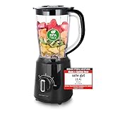 Emerio Standmixer BPA frei Crush Ice Funktion 1.5l Behälter 2 Geschwindigkeiten + Pulse...