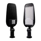 LUXULA LED-Straßenleuchte, Wegeleuchte, Außenleuchte, Laterne, 50 W, 5800 lm, 5000 K...
