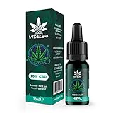 VITAL24 CBD-ÖL 10% mit 30ML - Hanföl Tropfen - Cannabidiol - Cannabisöl -...