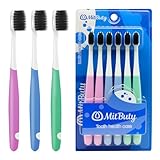 MitButy Zahnbürste Weich, 6er-Pack, Handzahnbürste für Erwachsene, Weiche Zahnbürste...