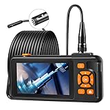 Dual Kameras Endoskopkamera, CHILEAD 1080P Inspektionskamera mit Licht, 4,5 Zoll IPS...