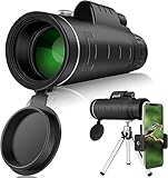 Monokular Teleskop, 40X60 HD Fernrohr Monocular Telescope Handy Fernglas objektiv FMC BAK4...