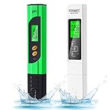 PH Messgerät, Digital TDS/EC Temperature Meter, Tragbar 4 in 1 Wasserqualität...