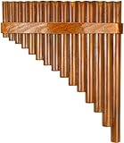 Panflöte G, handgefertigtes traditionelles chinesisches Musikinstrument, Pippes, 15...