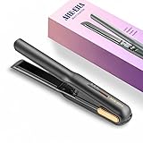 Glätteisen Kabellos, Mini Haarglätter Und Lockenstab mit USB-C Aufladung, glätteisen...