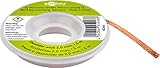 goobay Entlötlitze 2mm, 1.5m langer Entlötdraht aus reinem Kupfer, Saugband...