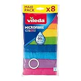 Vileda Mikrofasertücher Colors, Allzwecktücher Multipack aus Mikrofasern, 30 x...