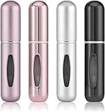 OBSGUMU 4 Stück 5ml Mini Parfümzerstäuber Portable Nachfüllbar Zerstäuber Leere...