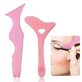 cobee 2 Stück Silikon Eyeliner Schablonen, Geflügelte Spitze Eyeliner Hilfe...