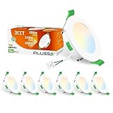 ALUSSO LED Einbaustrahler 230V 68mm Dimmbar,4W LED Spot Ultra Flach 310LM, IP44...