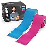 TRUETAPE Kinesiotapes - 2 Kinesiologie Tape Rollen (5m x 5cm) | wasserfestes &...
