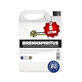 MRM Chemicals – Brennspiritus farblos 1 x 5L – Vielseitiger Alkohol für...