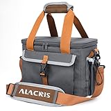 ALACRIS Kühltasche 15L Tragbare Kühlbox/Lunchtasche faltbar reißfest aus 600D...