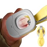 Yulokdwi Nagelschere Für Kleinkinder, Beleuchtete Kinder Nagelknipser Mit Lupe, Für...