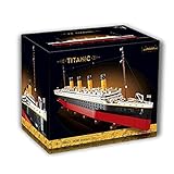 Technik Titanic 9090 Bausteine Stück Modular Kreuzfahrtschiff Titanic Modell Bausatz...
