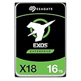 Seagate Exos X18 Enterprise 16TB HDD, CMR 3,5 Zoll, Hyperscale SATA 6GB/s, 7.200 U/min,...