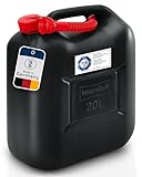 hünersdorff Kraftstoff-Kanister STANDARD 20l für Benzin, Diesel und andere Gefahrgüter,...