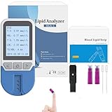 Cholesterinüberwachung Satz Mit 25 Teststreifen,Blutfettanalysator Home Test...