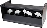 BigDean Kugelfangkasten Wildschwein Pendelkasten Kugelfang 4+1 Ziele Luftgewehr...