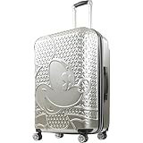 FUL Disney Mickey Mouse 76.2 cm Rollgepäck Hartschalenkoffer mit Spinnrollen, Silber, 30...