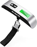 Blendura Kofferwaage Digital mit Haken, Gepäckwaage Travel mit Temperatursensor,...