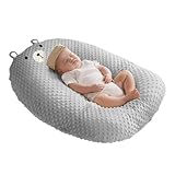 iuscacey Baby-Lounger-Kissen - 15° Winkel Neugeborenen-Fütterungsstützkissen mit...