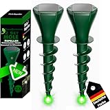 EdenGardens® 2er Pack 'MOLE Repeller' Maulwurf Vertreiber bestes Mittel gegen Wühlmäuse...