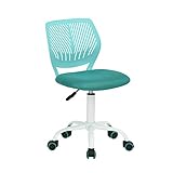 Homy Casa Schreibtischstuhl Verstellbarer drehbarer Bürostuhl Stoffsitz Ergonomischer...