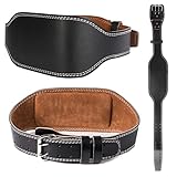 awagas 14cm Breit Gewichthebergürtel 120cm Längen Leder weightlifting gym belt...