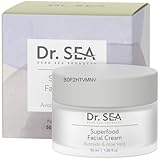 DR. SEA Superfood Gesichtscreme Avocado und Aloe Vera 50 ml - Hyaluron Creme mit...